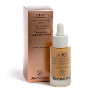 DERMATIME C-TIME Illuminating Serum Сыворотка с эффектом сияния, 3 формы витамина С, 30ml