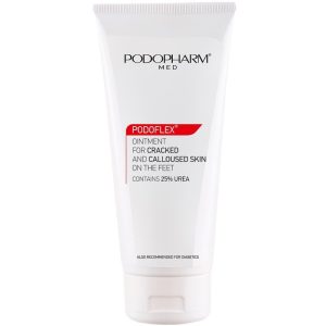 PODOPHARM PODOFLEX Ointment For Cracked And Callused Skin On The Feet Мазь для потрескавшейся кожи с 25% мочевиной, 75 мл