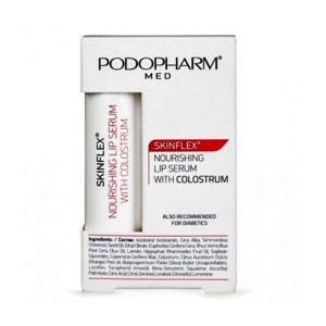 PODOPHARM SKINFLEX Nourishing lip serum with colostrum Питательная сыворотка для губ с молозивом, 4,9 г