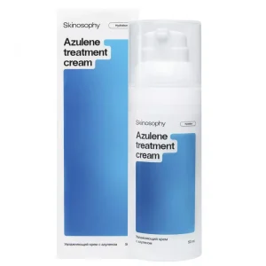 Увлажняющий крем с азуленом 50 мл Azulene treatment cream Skinosophy