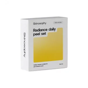 Пилинг-салфетки для сияния кожи 5x3 мл Radiance daily peel set Skinosophy
