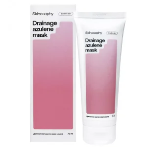Дренажная азуленовая маска 75 мл Drainage azulene mask Skinosophy