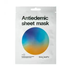 Противоотечная тканевая маска Antiedemic Sheet Mask Skinosophy