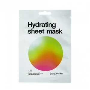 Увлажняющая тканевая маска 3D с экстрактом настурции (для лица и шеи) Hydrating Sheet Mask Skinosophy