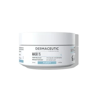 DERMACEUTIC Mask 15 Purifying Mask Глиняная маска себорегулятор, 10ml