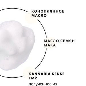 Arcana Neuro Cannabis Clean Foam - Нежная пенка для очищения лица, 200 мл