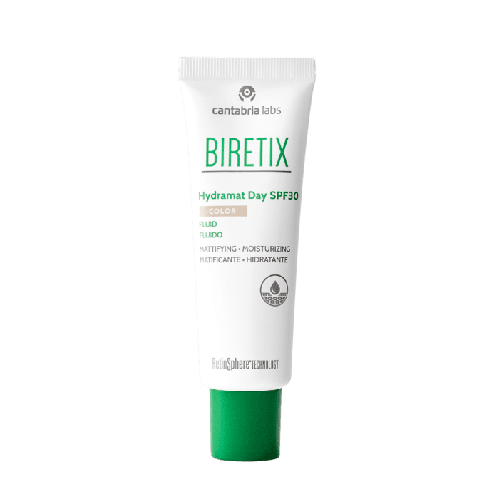 BIRETIX Hydramat Color Day Fluid SPF-30 Дневной увлажняющий флюид с тоном SPF-30 (50 мл)