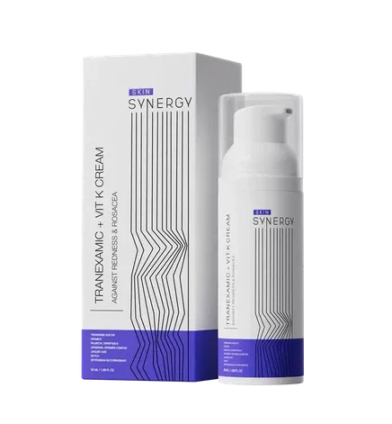 skin synergy TRANEXAMIC + VIT K CREAM SKIN SYNERGY КРЕМ С ВИТАМИНОМ К И ТРАНЕКСАМОВОЙ КИСЛОТОЙ, 50 МЛ