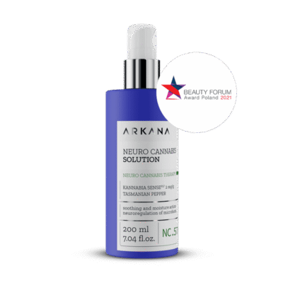 ARKANA Neuro Cannabis Solution - Мягкий тоник для лица со стволовыми клетками конопли, 200 мл