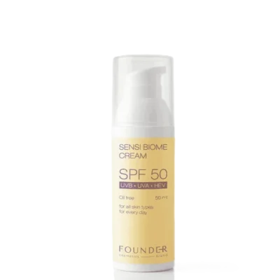 FOUNDER Sensi Biome cream SPF 50 Солнцезащитный успокаивающий крем SPF 50 для чувствительной кожи, 50 ml
