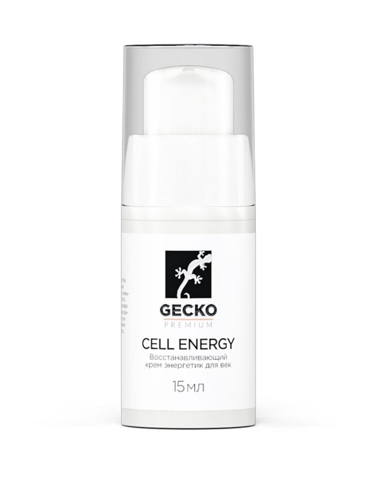 Gecko CELL ENERGY Восстанавливающий крем-энергетик для век, 15 мл