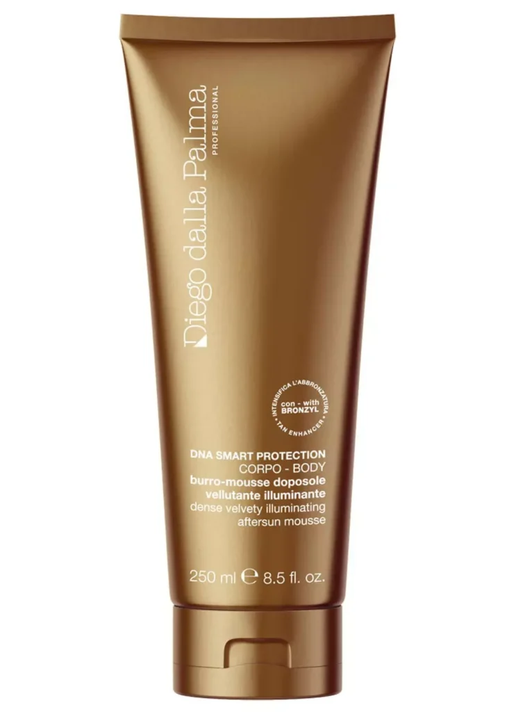 DIEGO DALLA PALMA Dense Velvety Illuminating Aftersun Mousse Мерцающий крем для тела после загара, 250 ml