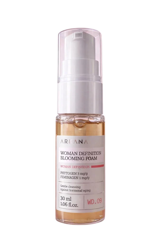 ARKANA Woman Definition Blooming Foam - Очищающая пенка с фитоэстрогенами для лица, 30 мл