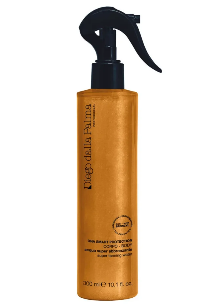 DIEGO DALLA PALMA Super Tanning Water Спрей-вода для интенсивного загара с пантенолом, 300 ml