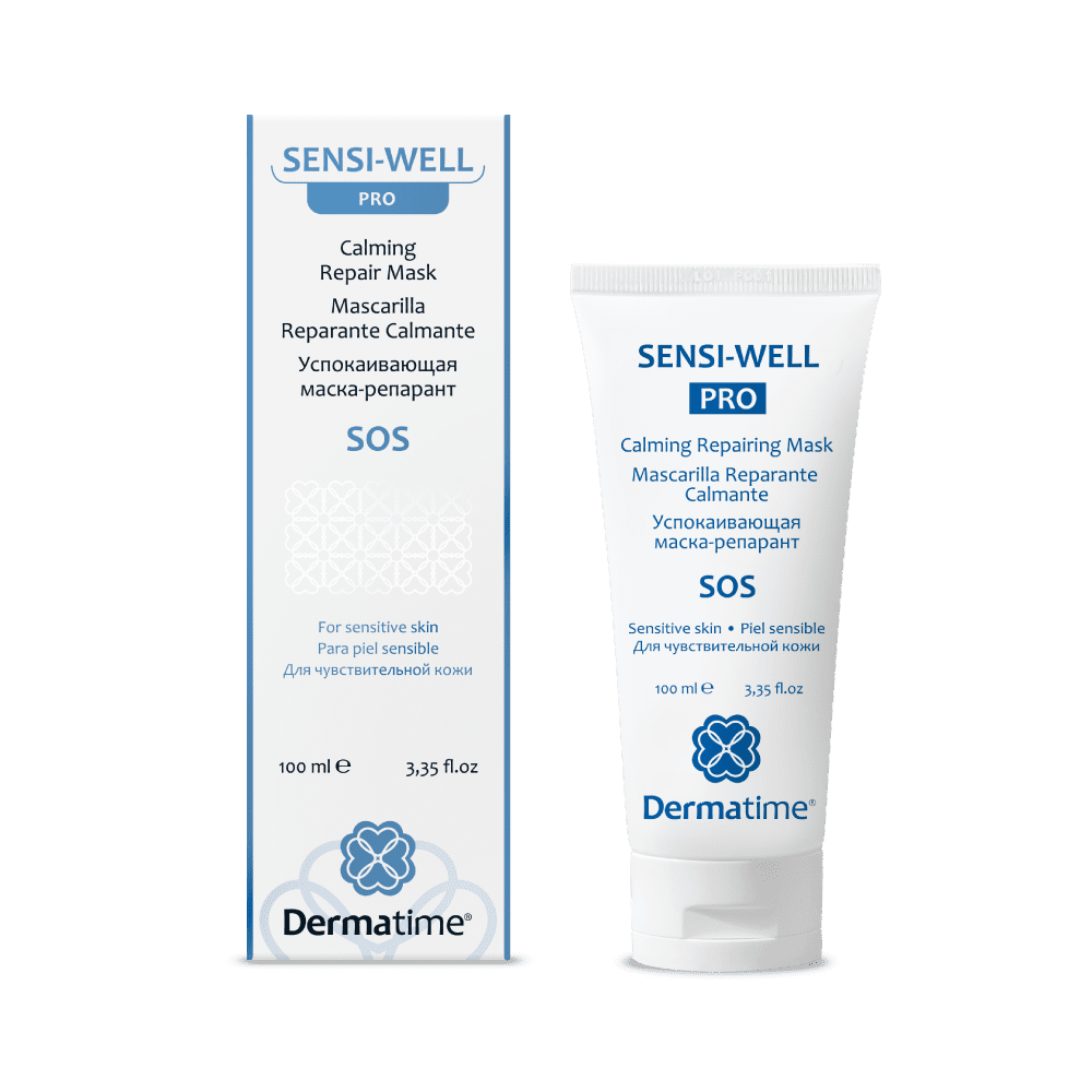 DERMATIME SENSI-WELL PRO Calming Repairring Mask SOS Успокаивающая маска-репарант, 100ml