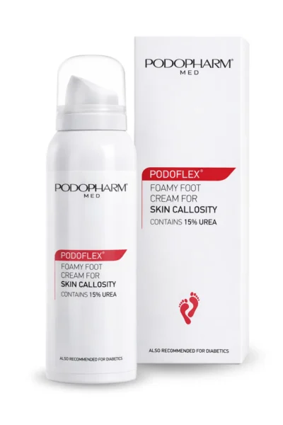 PODOPHARM PODOPHARM PODOFLEX Крем для ног в пене для ороговевшей кожи стоп, 125ml