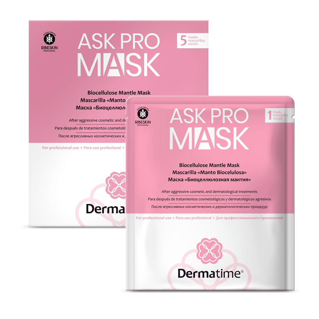 DERMATIME ASK PRO MASK Biocellulose Mantle Mask Маска «Биоцеллюлозная мантия», 1 шт