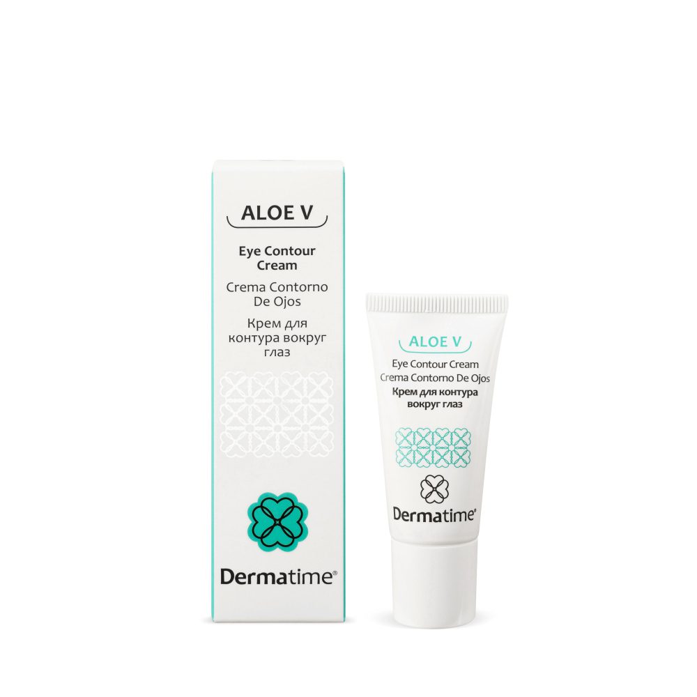 DERMATIME ALOE V Eye Contour Cream Уход для контура вокруг глаз с алоэ, 15 ml