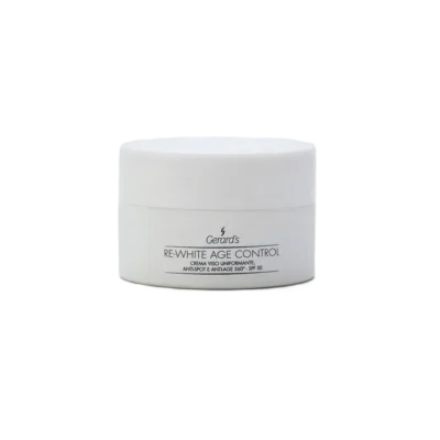 GERARD'S Re-White Age Control Cream SPF 50 Антивозрастной крем для лица разглаживающий комплексный для устранения пигментных пятен — SPF 50 , 50ml