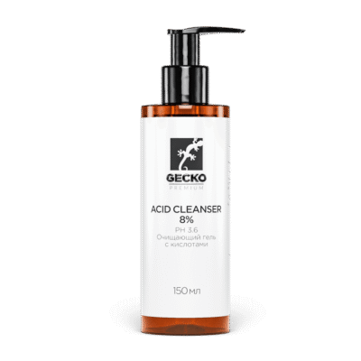 Gecko SOFT ACID CLEANSER 8% Очищающий гель с кислотами