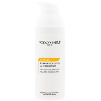 PODOPHARM SKINFLEX Barrier Face Cream With Colostrum Крем-барьер для сухой и атопической кожи c молозивом, 50 мл