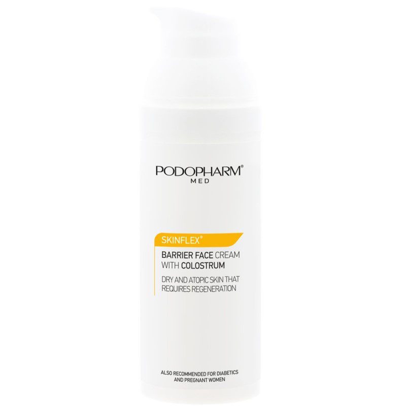PODOPHARM SKINFLEX Barrier Face Cream With Colostrum Крем-барьер для сухой и атопической кожи c молозивом, 50 мл