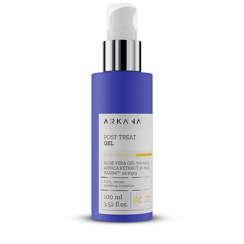 ARKANA Post Treat Gel - Успокаивающий SOS гель для лица, 100 мл