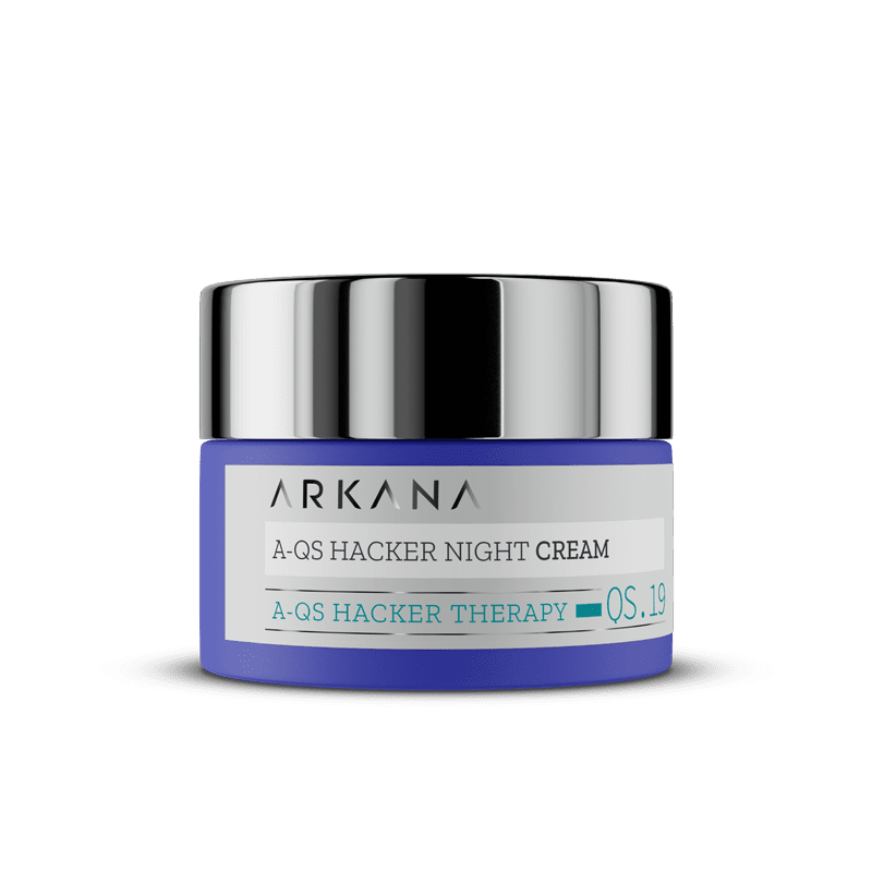 ARKANA A-QS Hacker Night Cream - Специальный ночной крем для лица с ботаническим ретиноидом с ретинолоподобным эффектом, 50 мл