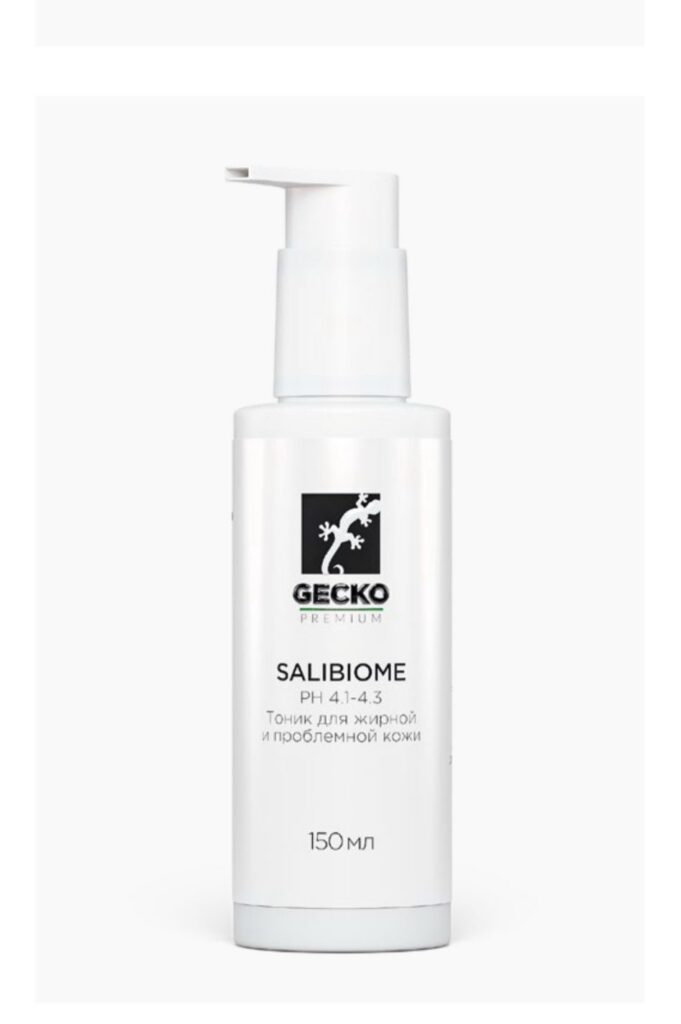 Тоник Gecko для жирнойи проблемной кожи SALIBIOME PH 4.1-4.3 150мл