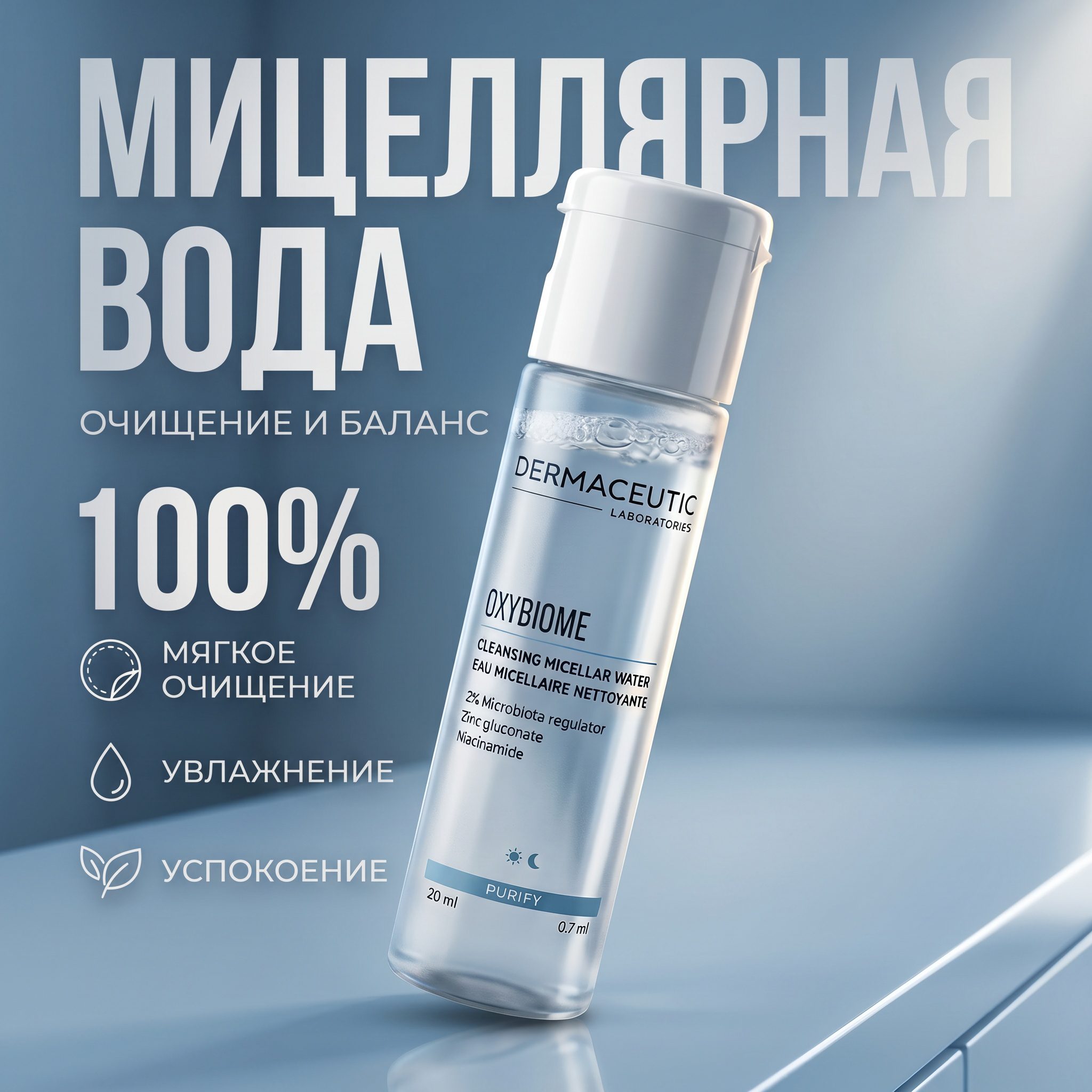 DERMATIME SENSI-WELL Micellar Water 20ml Мицеллярная вода, 20мл