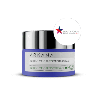 ARKANA Neuro Cannabis Elixir- Cream - Восстанавливающий нейрокрем - эликсир для лица со стволовыми клетками конопли, 50 мл
