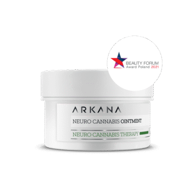 ARKANA Neuro Cannabis Repair Ointment - Заживляющий нейрокрем для потрескавшейся и сухой кожи, в области локтей, рук, ступней, 50 гр