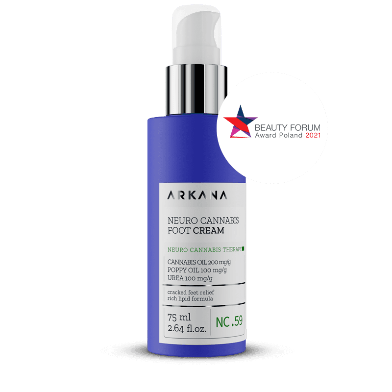 Neuro Cannabis Foot Cream - Питательный нейро-крем для ног с каннабисом
