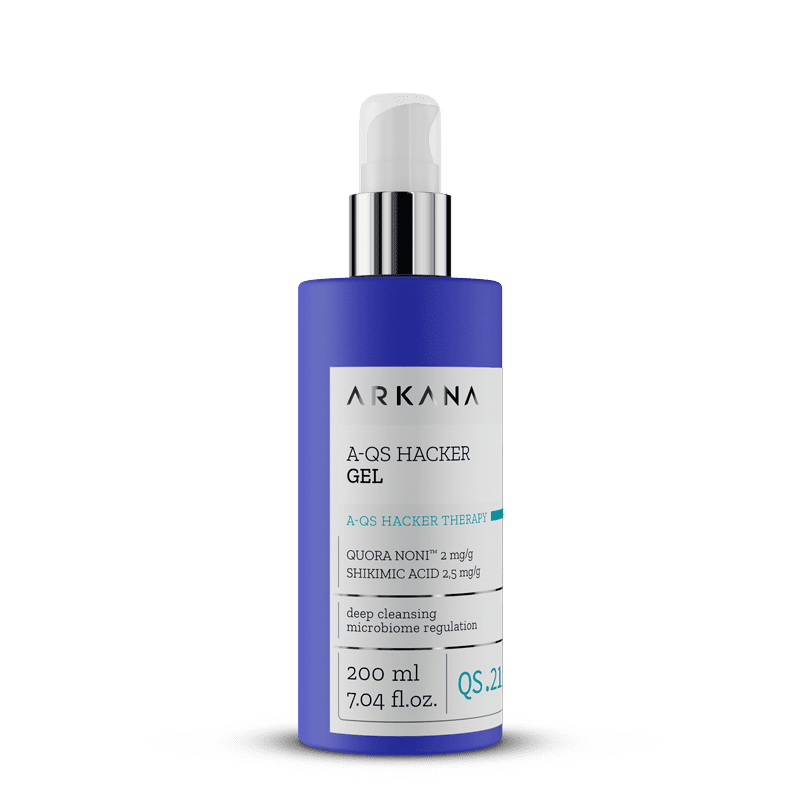 ARKANA A-QS Hacker Gel - Очищающий гель, регулирующий микробиом кожи, 200 мл