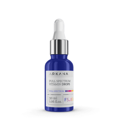 ARKANA Full Spectrum Vitamin Drops - Омолаживающие капли-концентрат для лица с витамином D3, 30 мл