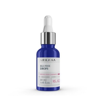 ARKANA B12 Pink Drops — Мультифункциональная сыворотка с витамином B12, 30 мл