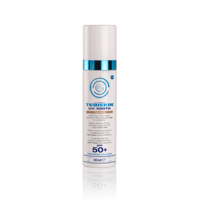 TEBISKIN UV-Sooth Teintee SPF 50 Тонирующий успокаивающий крем SPF50+ для всех типов кожи, 50ml